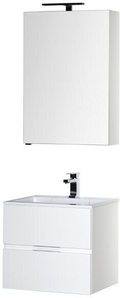Комплект мебели для ванной Aquanet Алвита 60 белый
