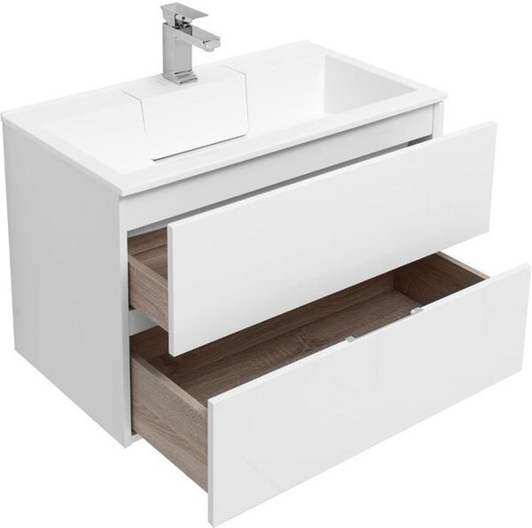 Комплект мебели для ванной Aquanet Алвита 80 белый