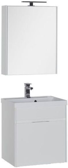 Комплект мебели для ванной Aquanet Латина 60 белый (1 ящик)