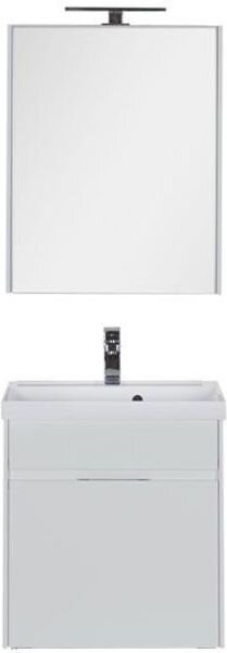 Комплект мебели для ванной Aquanet Латина 60 белый (1 ящик)