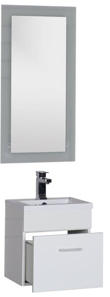 Комплект мебели для ванной Aquanet Нота 40 белый