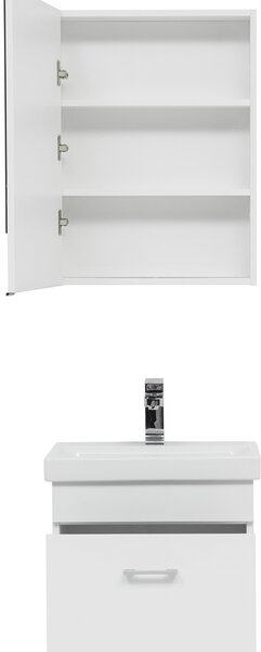 Комплект мебели для ванной Aquanet Нота 50 (Moduo Slim) белый
