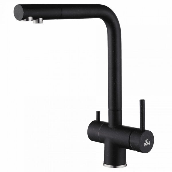 Смеситель для кухни Paulmark Skalen Sk213020-308 цвет черный