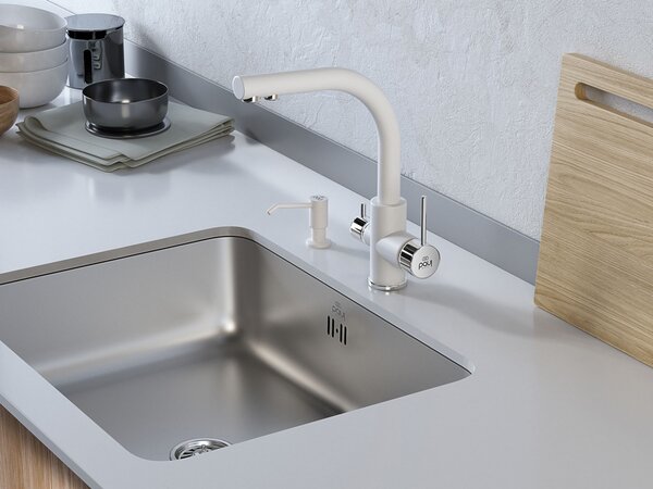 Смеситель для кухни Paulmark Essen Es213011-431 цвет белый