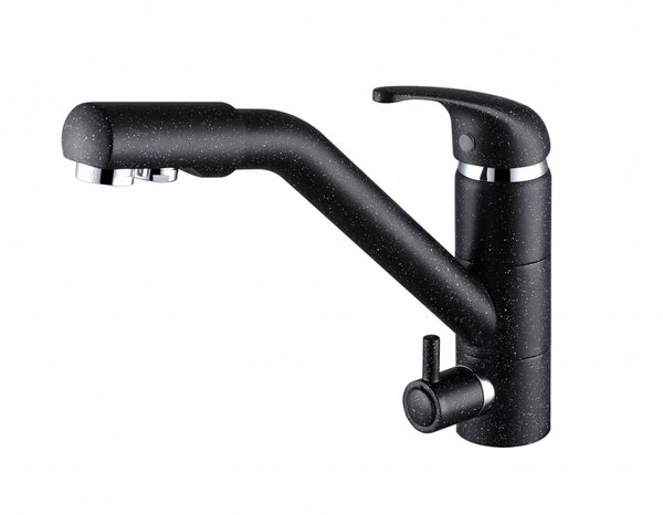 Смеситель для кухни Paulmark Hessen He213017-308 цвет черный