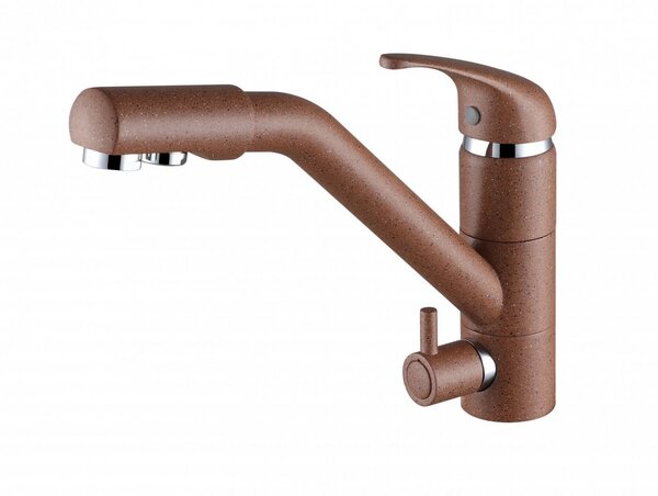 Смеситель для кухни Paulmark Hessen He213017-307 цвет терракот