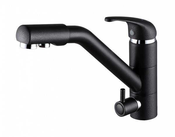 Смеситель для кухни Paulmark Hessen He213017-418 цвет черный
