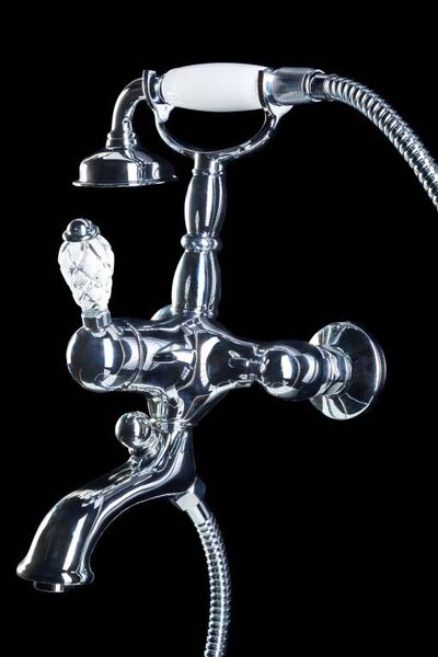 Смеситель для ванны Boheme CRYSTAL Хром (одноручковый) 263-CRST