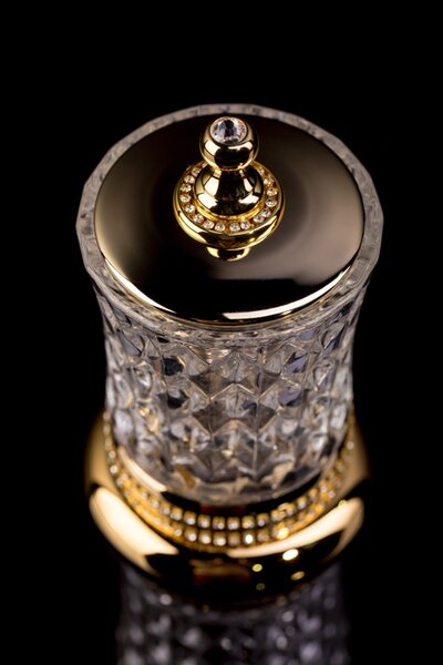 Баночка настольная для ватных дисков Boheme Imperiale 10415