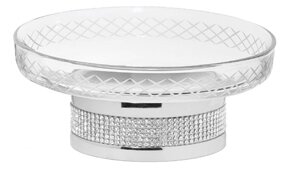 Настольная мыльница Boheme Royal Cristal 10930-CR хром