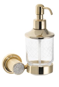 Настенный диспенсер Boheme Royal Cristal 10932-G золото