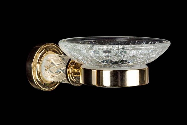 Мыльница Boheme Murano Cristal 10903-CRST-G золото