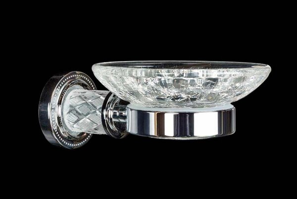 Мыльница Boheme Murano Cristal 10903-CRST-СH хром