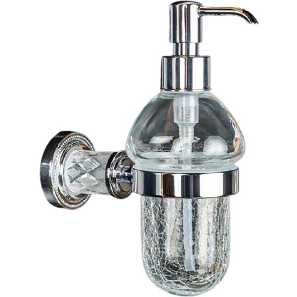 Настенный диспенсер Boheme Murano Cristal 10912-CRST-CH хром