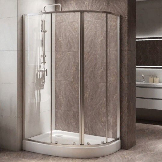 Душевой уголок BelBagno DUE-RH-2-120/80-C-Cr 120х80 стекло Прозрачное