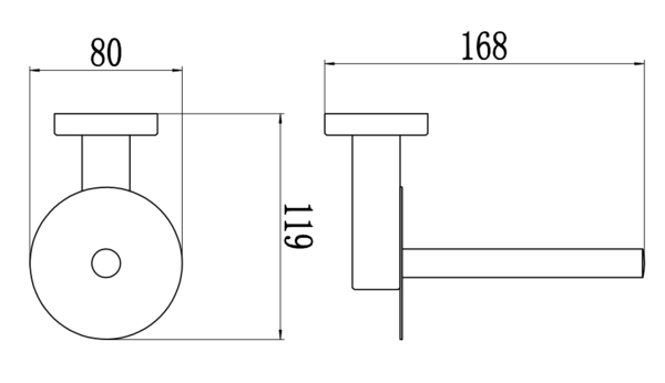 Держатель для туалетной бумаги Savol 56 (S-005652-1)