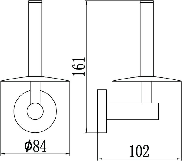 Держатель для туалетной бумаги Savol 87 (S-008752-1)