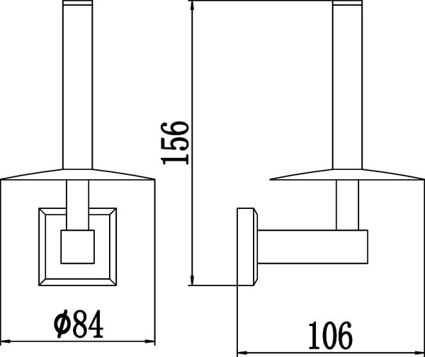 Держатель для туалетной бумаги Savol 95 (S-009552-1)