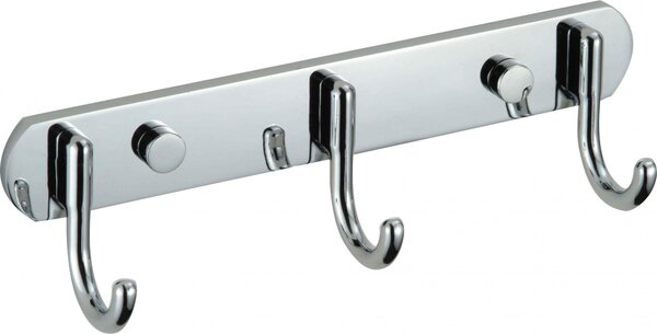 Планка с крючками (3 крючка) Savol (S-001253) в упаковке 2 шт