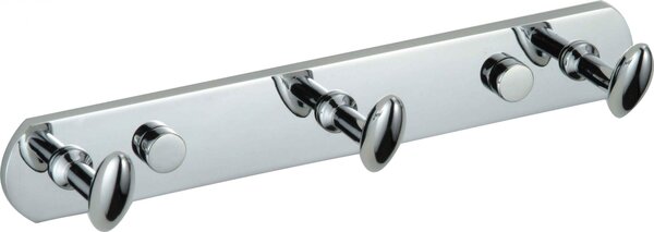 Планка с крючками (3 крючка) Savol (S-003253) в упаковке 2 шт