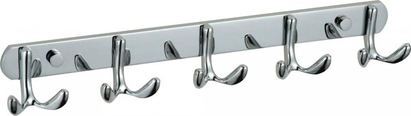 Планка с крючками (5 крючков) Savol (S-002255) в упаковке 2 шт