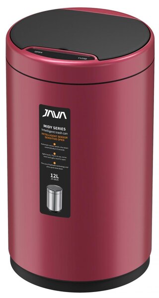 Сенсорное ведро 12 л JAVA S-882-12R