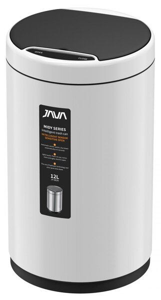 Сенсорное ведро 12 л JAVA S-882-12W