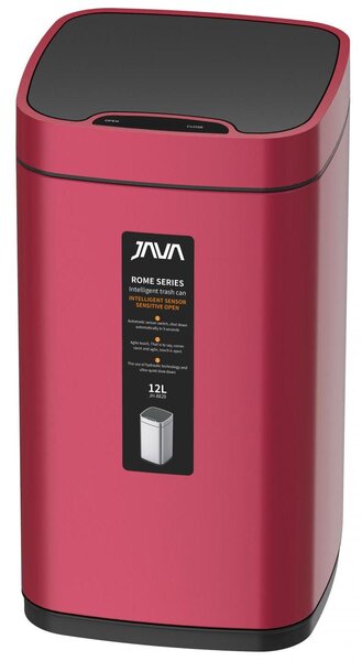 Сенсорное ведро 12 л JAVA S-883-12R