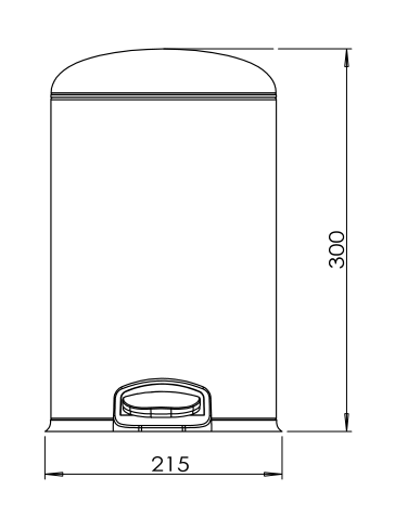 Ведро с микролифтом JAVA 5 л S-885-5Q