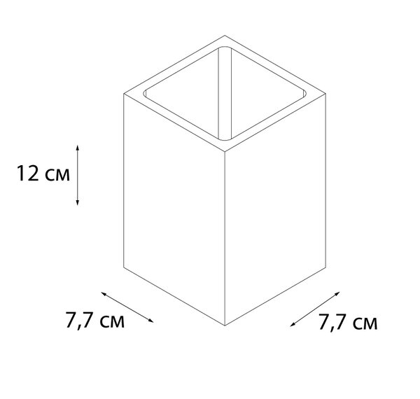 Стакан для зубных щеток FIXSEN Punto FX-200-3