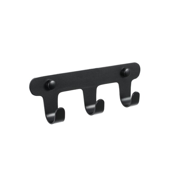 Планка 3 крючка Fixsen PRACTICA, черный FX-805B-3