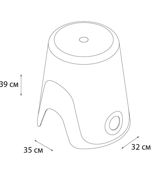 Корзина для белья FIXSEN Wendy 2в1 зеленая FX-7073-60