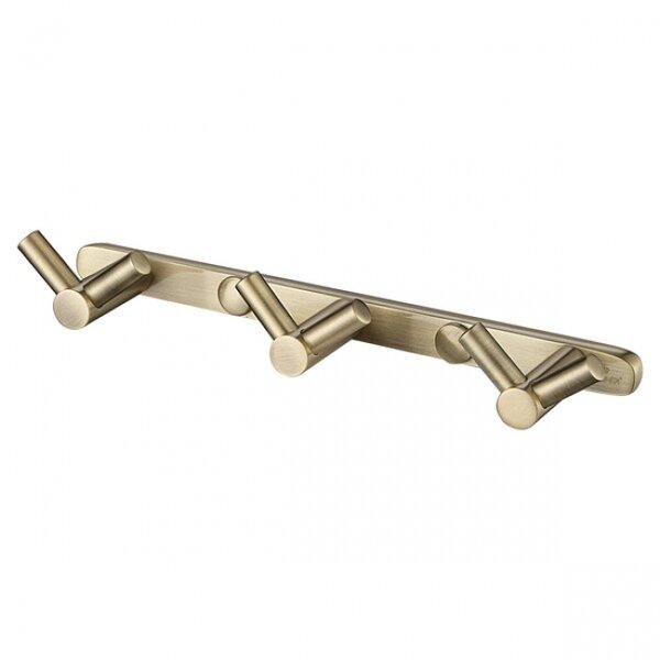 Планка KAISER с 3-мя V-крючками  Bronze (H0033)