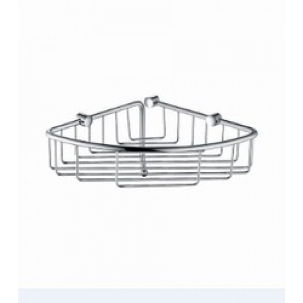 Полка настенная угловая KAISER 214*214*60(103) Chrome/латунь (KH-5010)