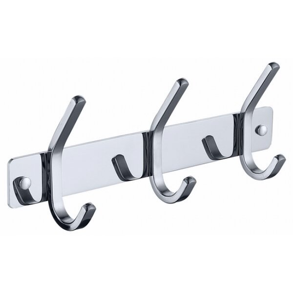 Планка KAISER с 3-мя крючками Chrome/нерж (H0043)