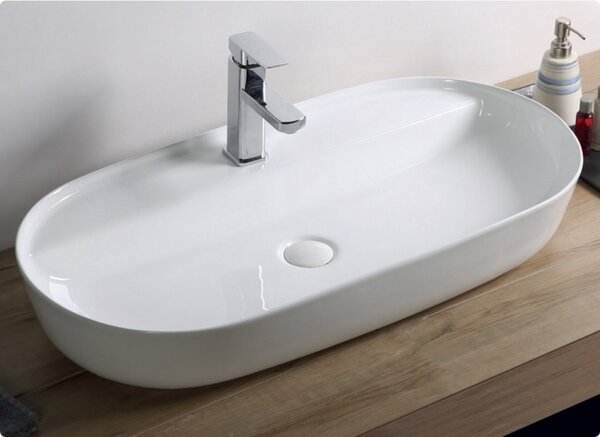 Накладная раковина BelBagno BB1347 размер 81х41