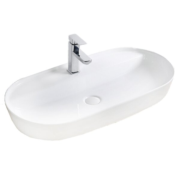 Накладная раковина BelBagno BB1347 размер 81х41