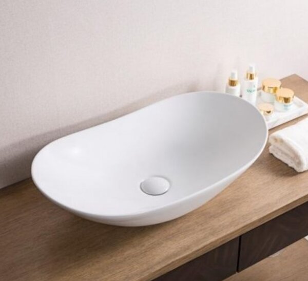 Накладная раковина BelBagno BB1404 размер 60,5х37
