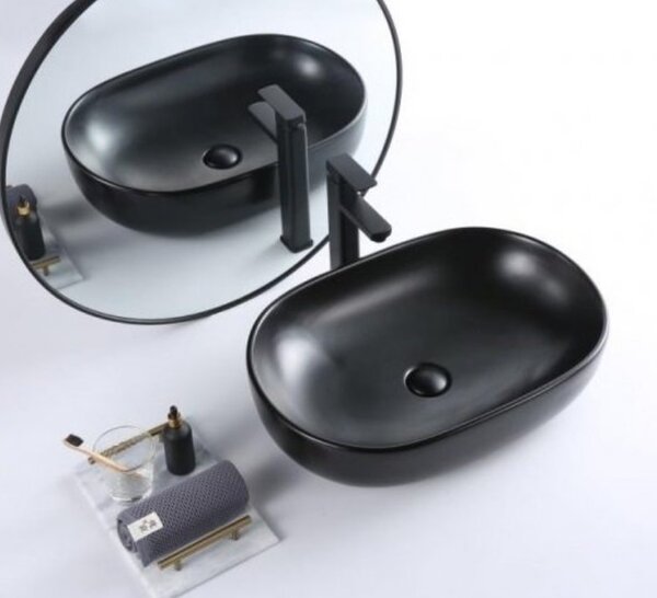 Накладная раковина BelBagno BB1084-H301 размер 60х42
