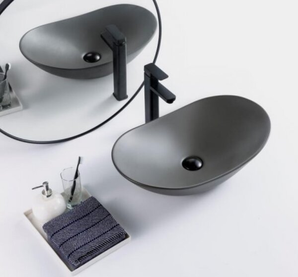 Накладная раковина BelBagno BB1404-H311 размер 60,5х37