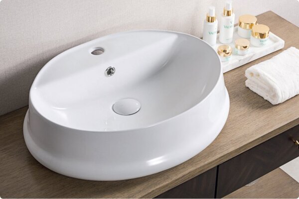Накладная раковина BelBagno BB1399 размер 57,5х46