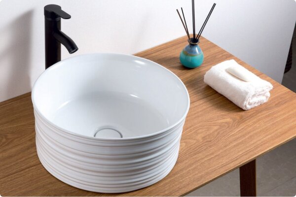Накладная раковина BelBagno BB1406 размер 41х41