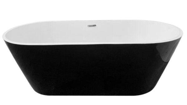 Ванна акриловая Ceruttispa CHIKA Nero CT8559 170х80 Белая со сливом-переливом