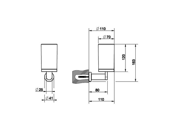 Стакан для ванной Gessi Accessories 38809-031