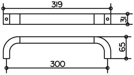 Поручень Keuco Edition 300 30007010000