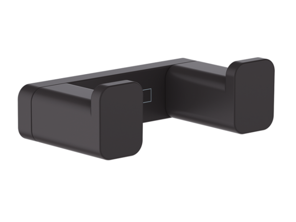 Двойной крючок AddStoris Hansgrohe 41755670, матовый черный