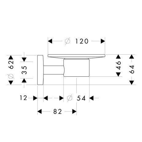 Мыльница Hansgrohe Logis 40515000