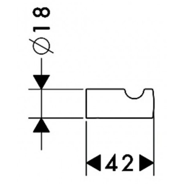 Крючок Hansgrohe PuraVida 41501000