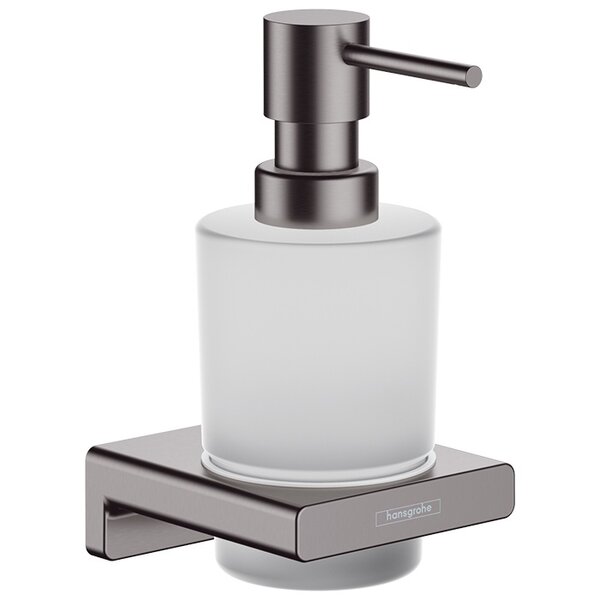 Дозатор для жидкого мыла Hansgrohe AddStoris 41745340 шлифованный черный хром