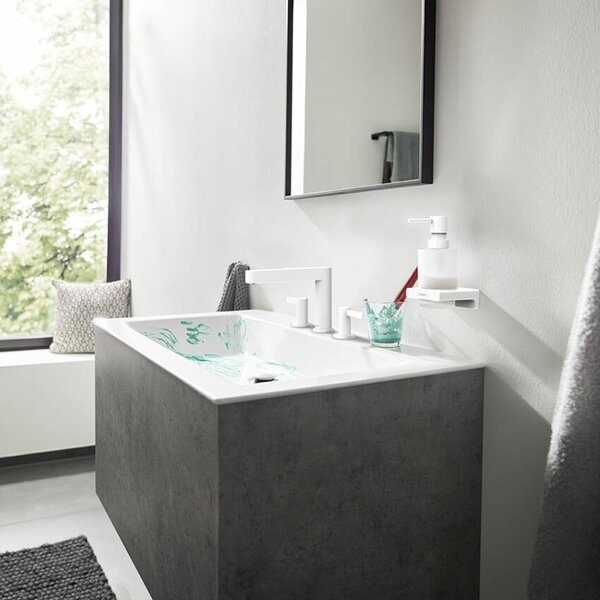 Диспенсер для жидкого мыла AddStoris Hansgrohe 41745700, матовый белый